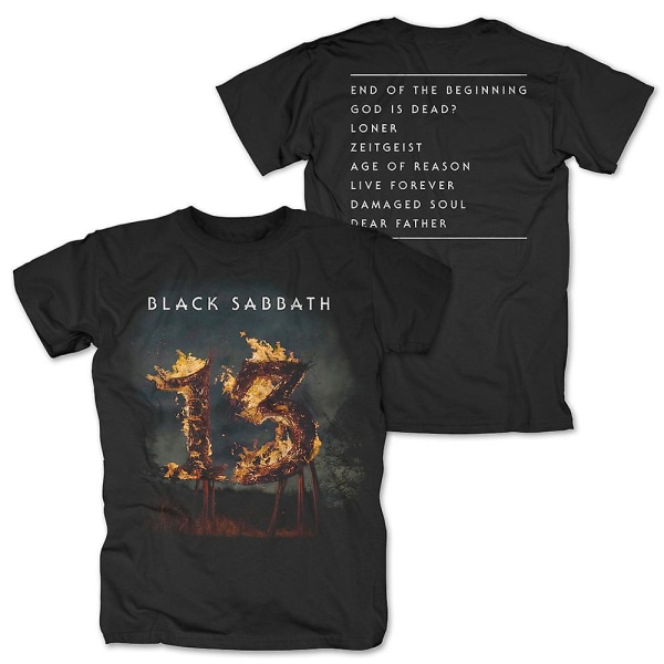 Black Sabbath 13 Tracklist T-shirt S