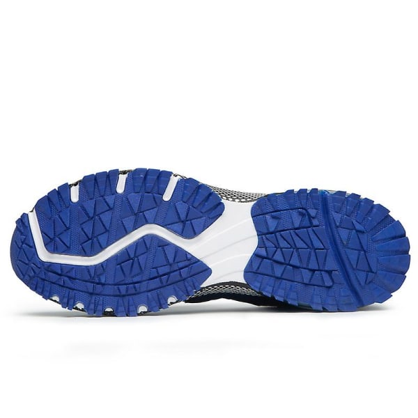 Sportlöparskor för män Andas Slitstarka Sneakers 8901 Blue 39