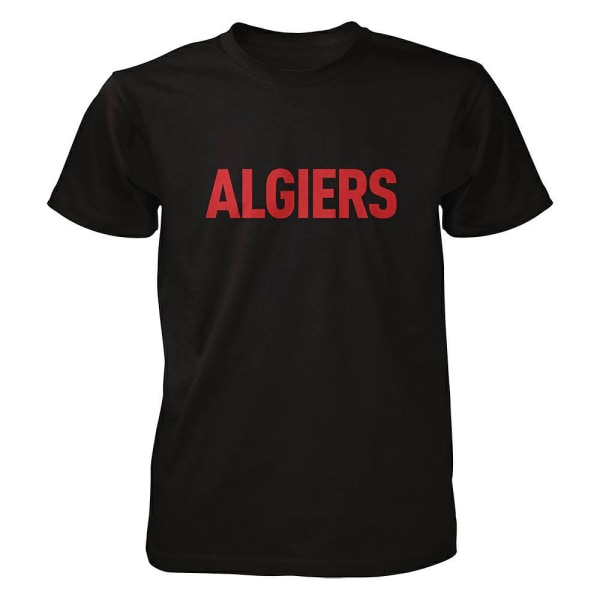 Alger Röd Logotyp T-shirt S