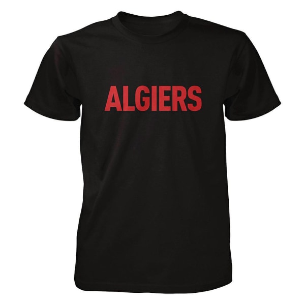 Alger Röd Logotyp T-shirt XL