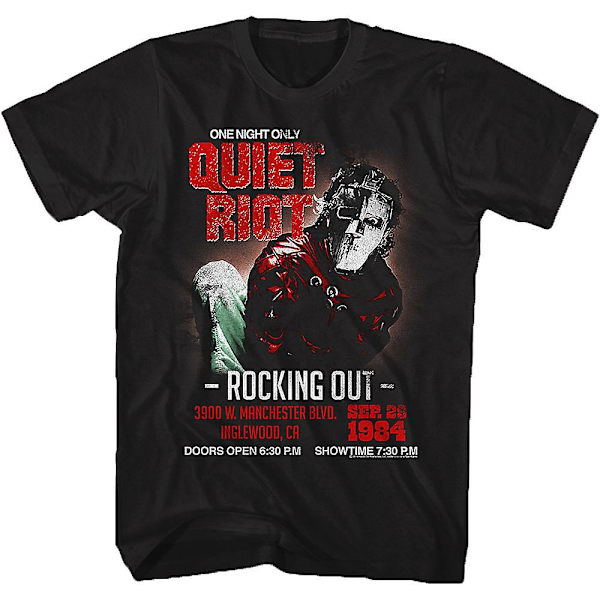 Rocking Out Quiet Riot T-shirt M