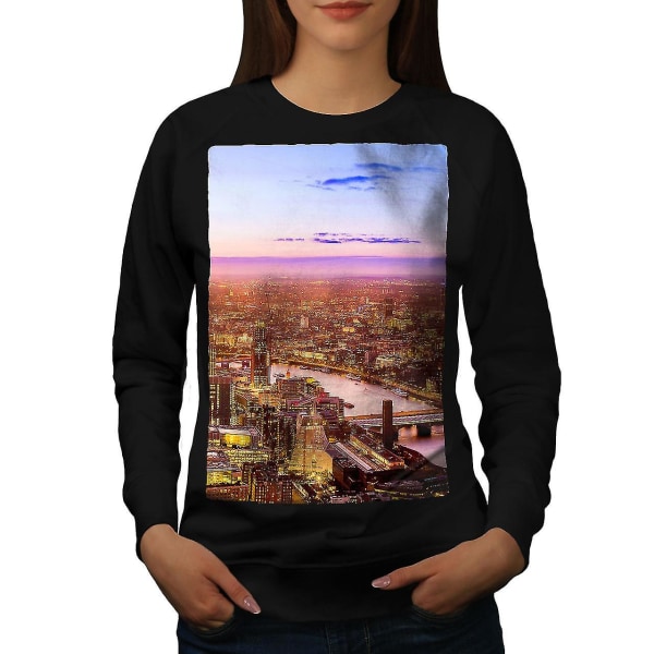 Dawn City Photo Women Blacksweatshirt 3XL