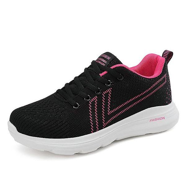 Damsneakers Andas löparskor Mode sportskor BlackRed 39