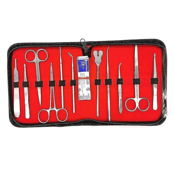 22 st/ set Advanced Dissection Kit Dissekering Anatomi Biologi Studenter Skalpellinstrument Lab Veter