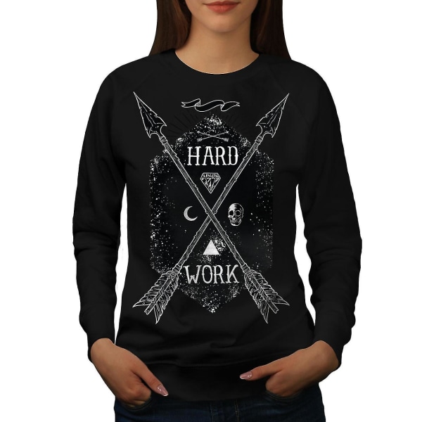 Hard Work Space Women Blacksweatshirt S