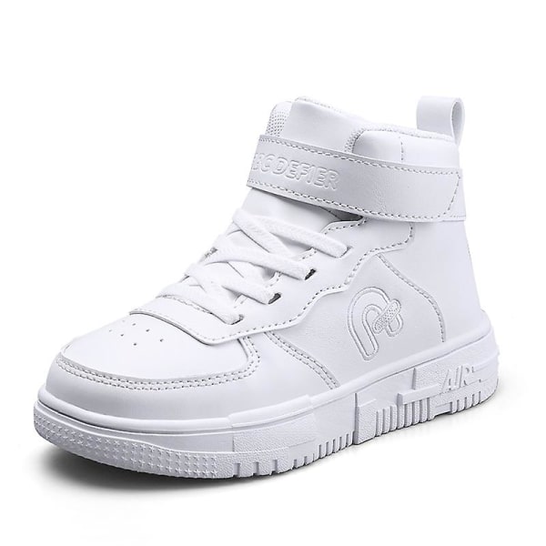 Barn Sneakers Andas Pojkar Flickor Skateboarding Skor Löparskor X306 White 33