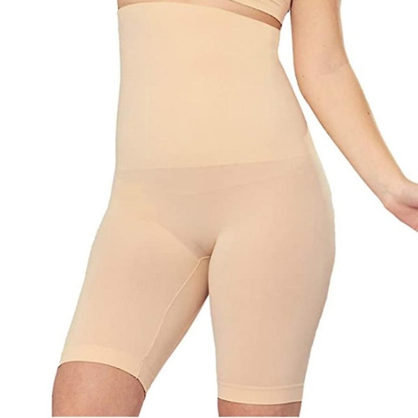 Kvinnor Shapewear High Waist Body Shaper Shorts Magkontroll Waist Trainer Butt Lifter Shapewear Seamless Sexig Trosa,beige 2XL 3XL