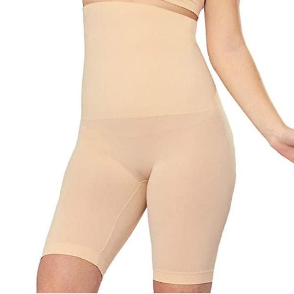 Kvinnor Shapewear High Waist Body Shaper Shorts Magkontroll Waist Trainer Butt Lifter Shapewear Seamless Sexig Trosa,beige 4XL 5XL