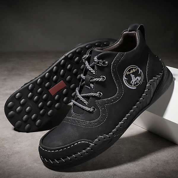 Utomhusstövlar för män Mode Casual Boots 1G668 Black 41