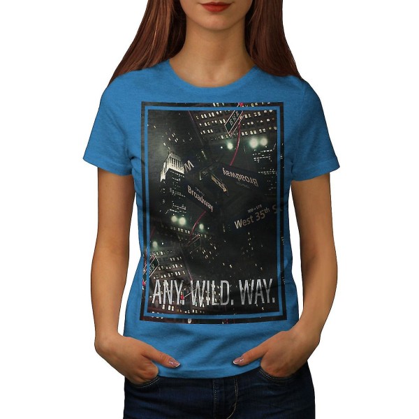 Any Wild Way City Kunglig T-shirt för kvinnor 3XL