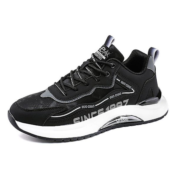 Herrsneakers Andas löparskor Dammode Sportskor Black 42