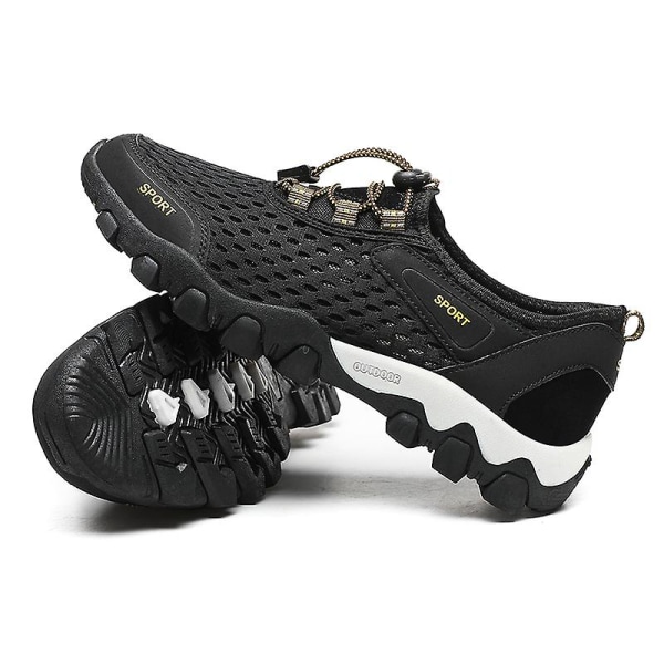 Herr Dam Sneakers Andas löparskor Mode Sportskor 112 Black 38