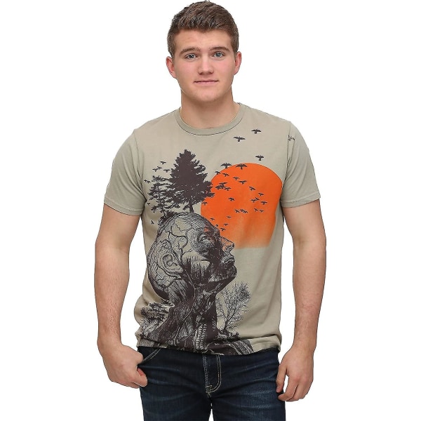 Skräpmat Baksmälla mänskligt träd T-shirt M
