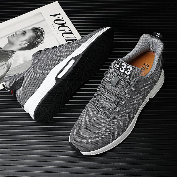 Herrsneakers Andas löparskor Mode Sportskor 3A2201 Gray 41