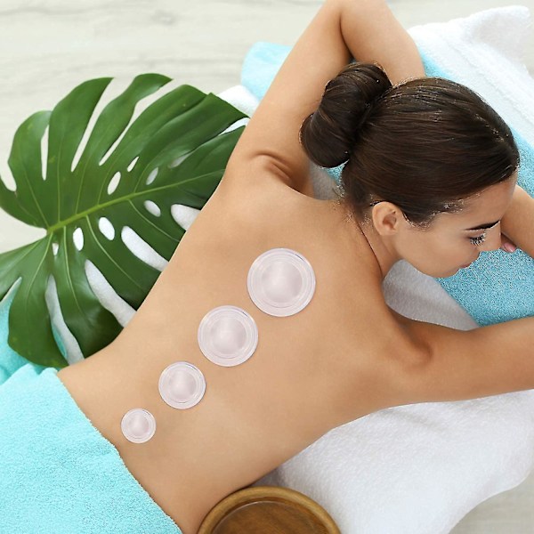 Set Silikonkoppningsglasset Set kopparmassagekoppar