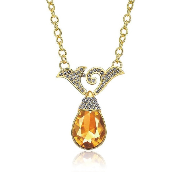 Inari Ornaments Japan och Sydkorea Hot sälja droppformad tjeckisk diamant hals