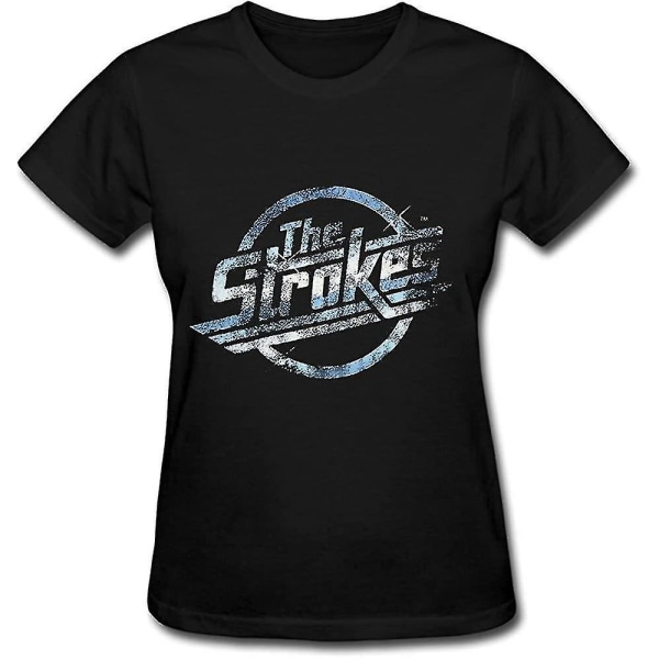 Fc The Strokes Fan Logo T-shirt för kvinnor Svart 2XL
