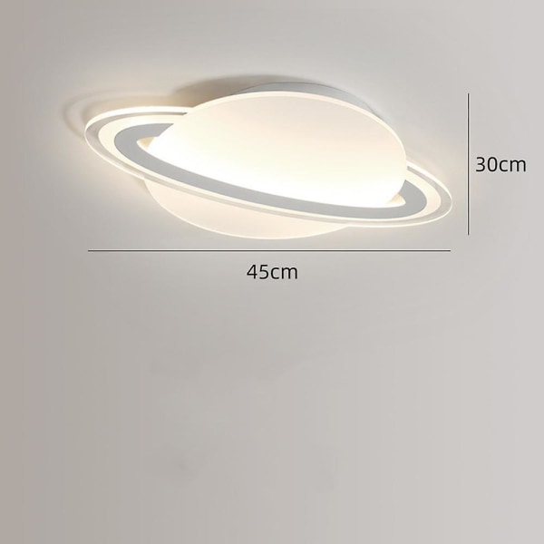 45cm taklampa 25W varmt ljus Ultratunn elliptisk tecknad Planet LED-taklampa