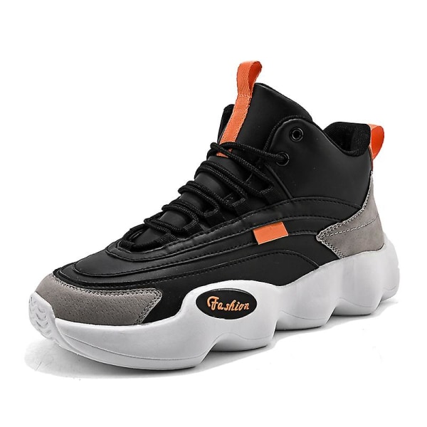 Herrskor Sportlöparskor Andas Sneakers 765 BlackOrange 41