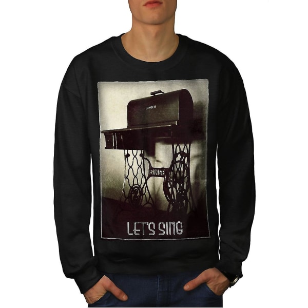 Foto Vintage Sing Retro Men Sweatshirt 3XL
