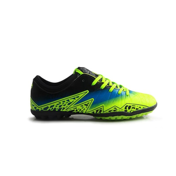 Fotbollsskor för män Spikes Fotbollsskor för ungdomar Stövlar Athletic Sneaker 3Cs77030 Green 34