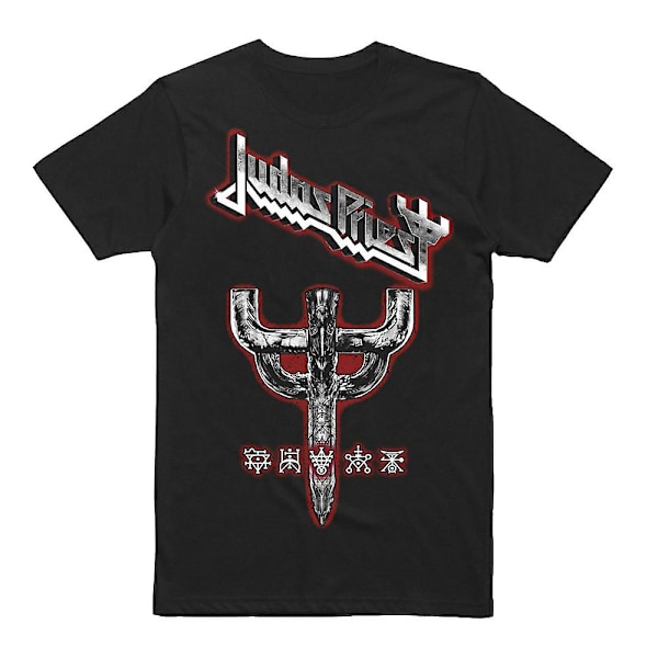 Judas Priest grafiskt emblem 2019 Date Back T-shirt T-shirt L