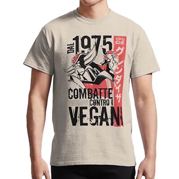 046b Goldrake Contro Vegan T-shirt XXXL