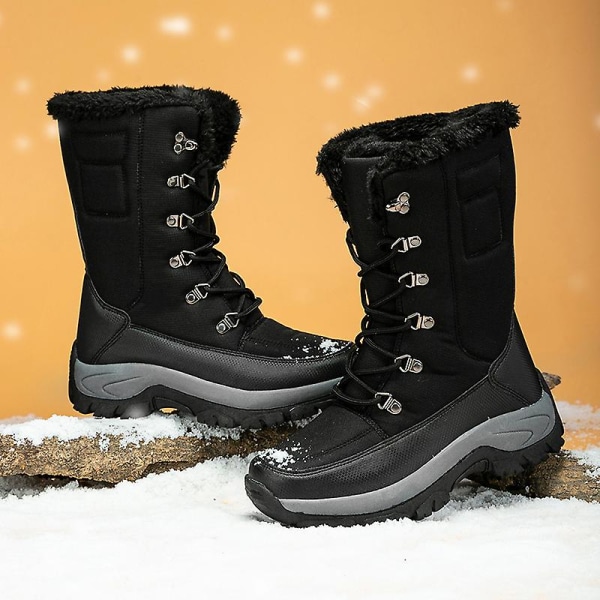 Dam Vinterstövlar Snow Boot Plysch Varma Skor Vattentät Boot S213 Black 42  fcfb | Black | 42 | Fyndiq