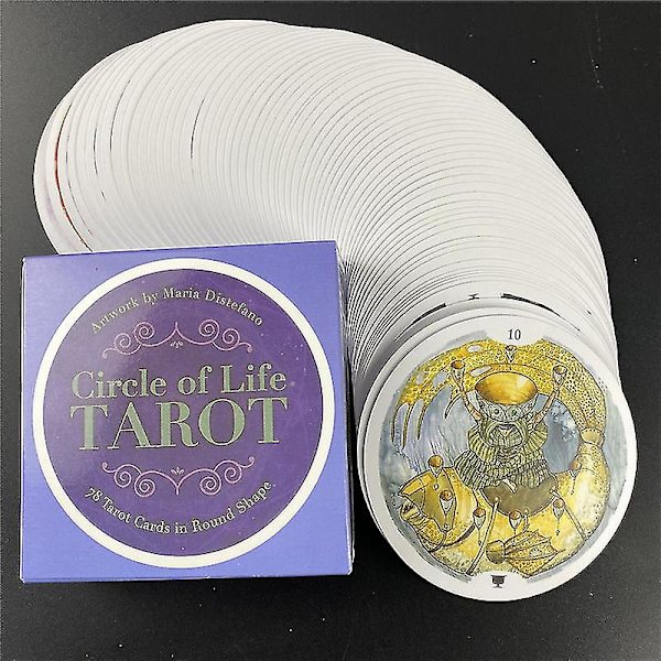 New Style Circle Of Life Tarotkort Pdf Guidning Deck Divination Underhållning Fest Brädspel Stöder Partihandel 78st78st Tt30