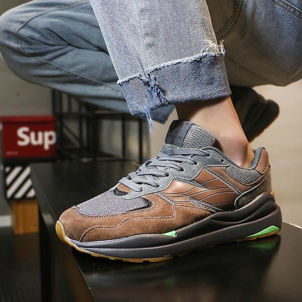 Sportlöparskor för herr Andas lätta sneakers Fr5740 Brown 41