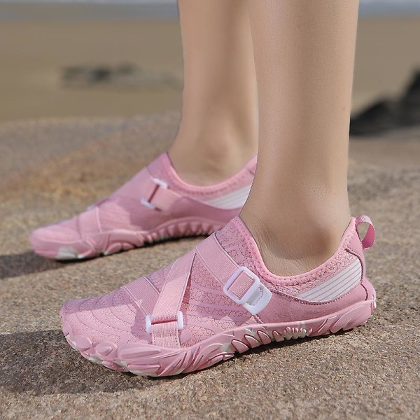 Vattenskor för män Snabbtorkande Sport Aqua Skor 3B1008 Pink 40