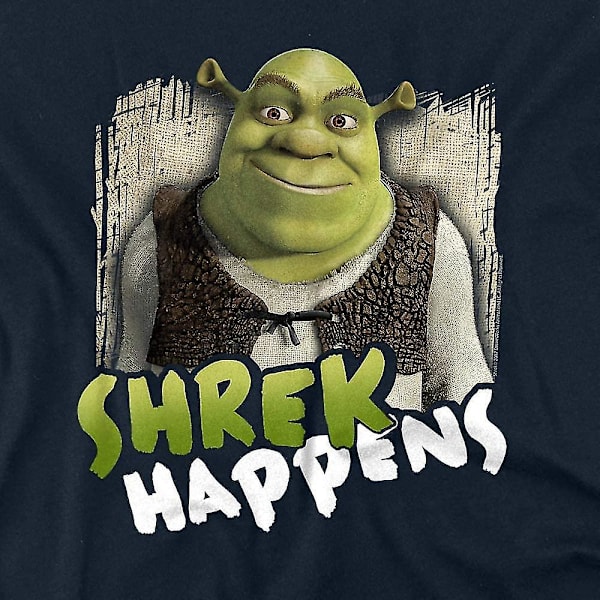 2bhip Shrek Animerad komedi för barn Shrek Happens Porträtt Vuxen T-shirt M