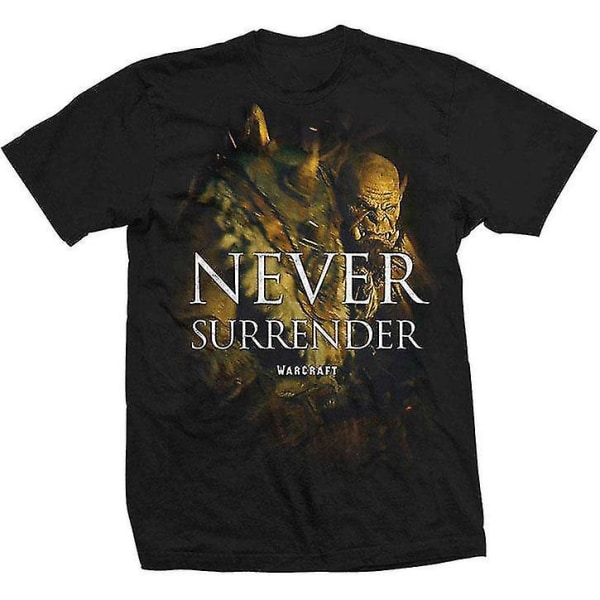 Warcraft Never Surrender T-shirt XXXL