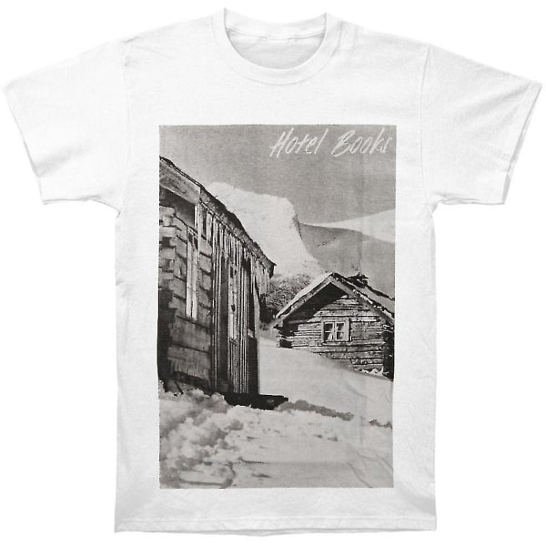 Hotel Books Snow Cabin T-shirt L