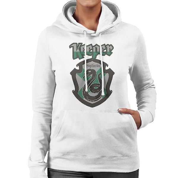 Harry Potter Quidditch Keeper Team Slytherin huvtröja för kvinnor