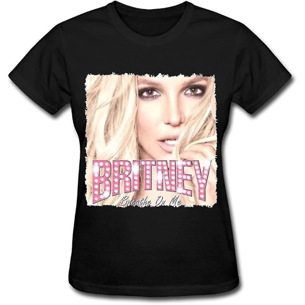 Iyi 2016, dam Britney Spears Piece Of Me Tour 2016 affisch Mode T-shirt Svart 2XL