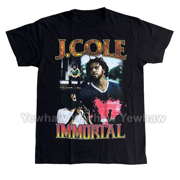 J. Cole Immortal T-shirt black M