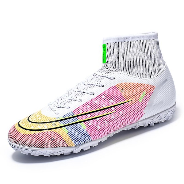 Fotbollsskor för män Halkfria fotbollsskor för herr, Gräs Fotbollssneakers Ck14 Pink1 44