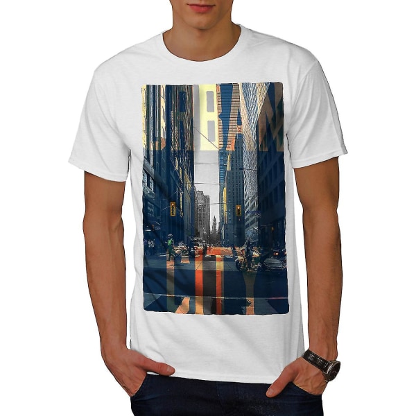 Urban City Usa Fashion Men Whitet-shirt XXL