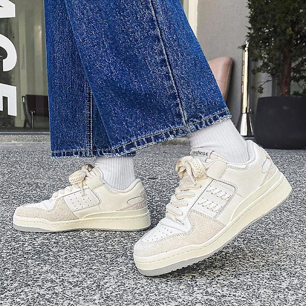 Herr Sneakers Andas Herr Skateboard Skor Löparskor C1373 Beige 41