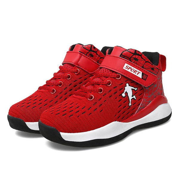 Barn Basketskor Andas Sneakers Pojkar Flickor Sportskor Yj2803 Red 39