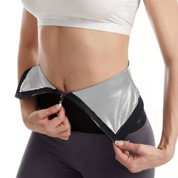 Bastu Body Shaper Waist trainer Korsett Binders Shapers Midje Slimming Bälte Modellering Rem Bälte Shapewear Slimming Corset 2022,silver 02 L XL