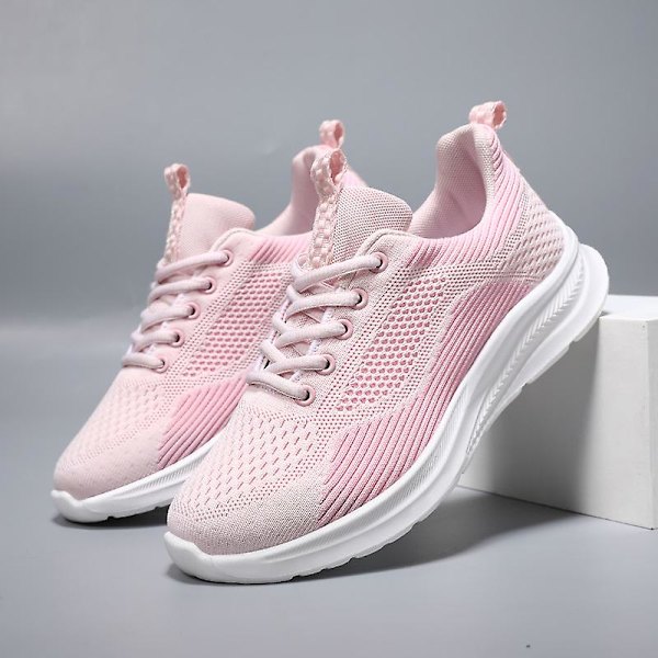 Dam Sneakers Andas löparskor Mode Sportskor A688 Pink 36