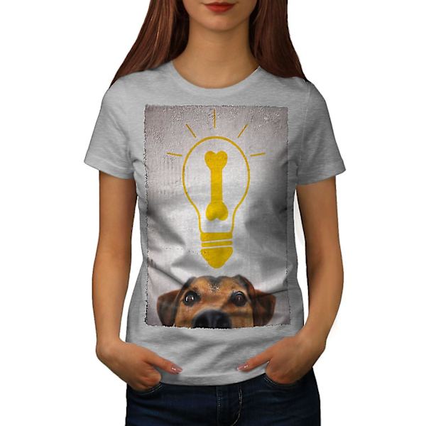 Söt Terrier Idea T-shirt för kvinnor L