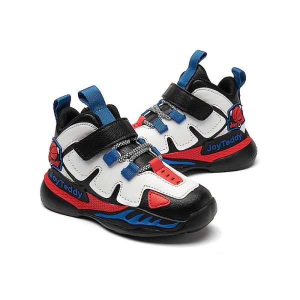 Sneakers för barn Andas löparskor Mode Sportskor för pojkar Flickor 3Akq1652 BlackBlue 33