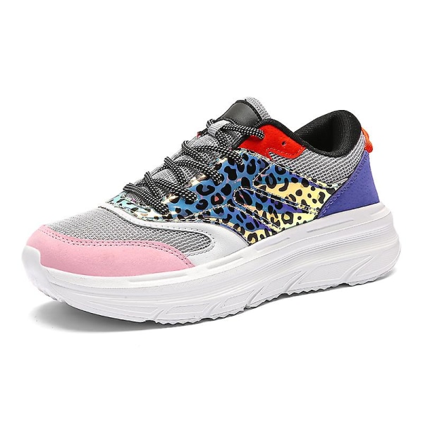 Damskor Årstider Pappa Skor Sneakers Förhöjda löparskor Fr1615 Pink 39