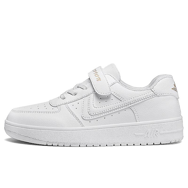 Pojkar Sneakers Andas Flickor Skateboard Skor Löparskor 3D9877 White 34