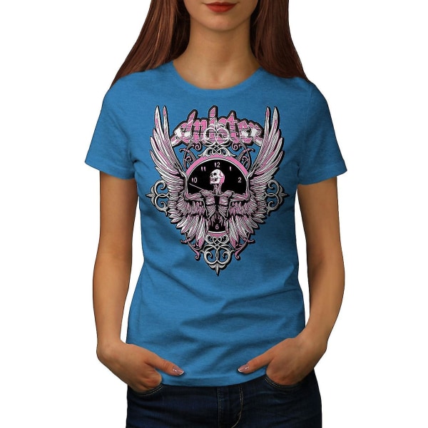 Total Mortal Skull Kvinnor Royal Bluet-shirt L