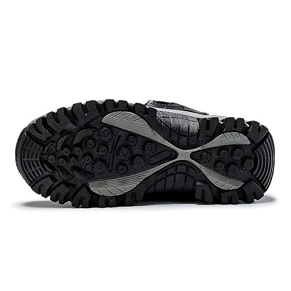 Dam vintersnöskor Vattentåliga skor Anti-halk Casual Lätt vandringskänga S555 Black 42