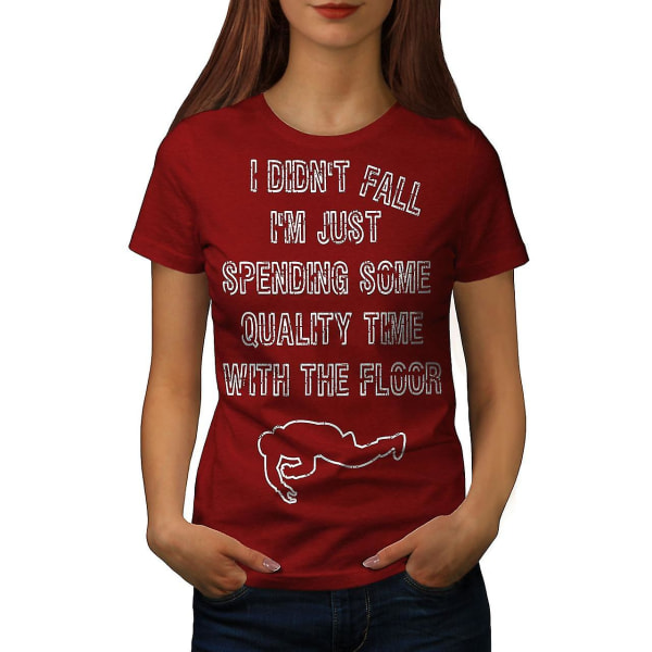 Quality Time Joke Rolig T-shirt för kvinnor L